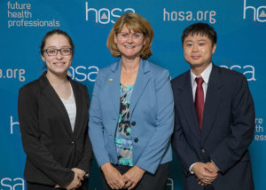 HOSA Advisors with students
